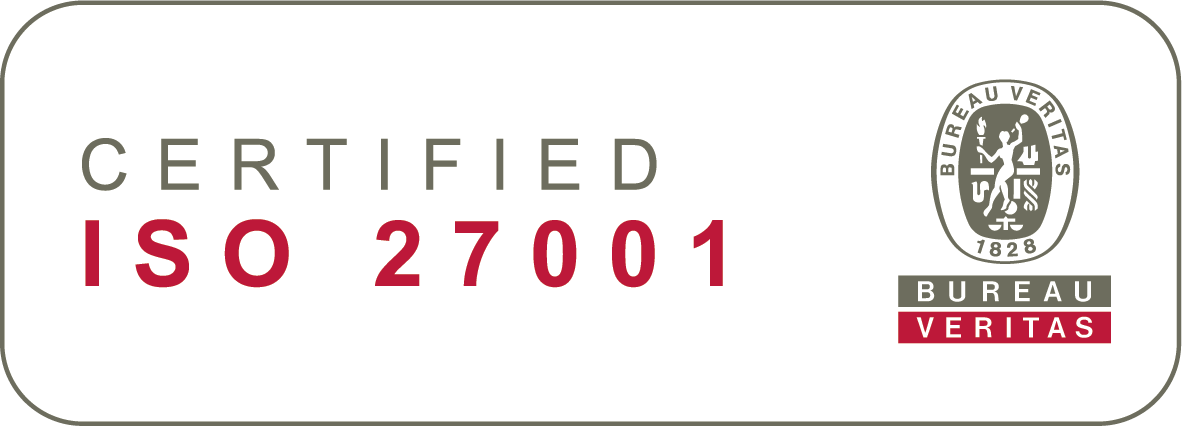 Certified ISO 27001, Bureau Veritas